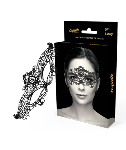 VENECIA Maschera in pizzo sensuale per giochi intimi eccitanti.