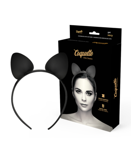 CROWNELLE CAT Vegan Cat Ear Headband – a unique touch for your lingerie look