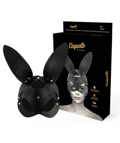 FACE BUNNY  Máscara sensual de diseño elegante y ajustable