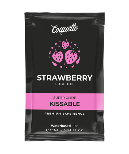 CHIC DESIRE 0 LUBRICANT Premium Strawberry Flavored Water-Based Kissable Lubricant