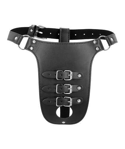 CHASTITY XTREME Discover the PU leather BDSM chastity belt that promises both safety and hypoallergenic co
