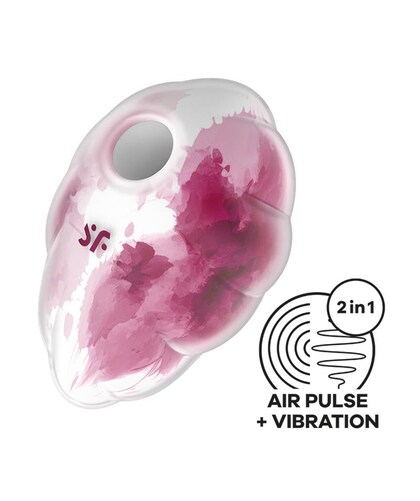 SATISFYER CLOUD DANCER Vibrador com design de nuvem, 11 pulsações e 12 modos de vibração