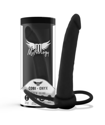 COBI ONYX DILDO ANAL CON ANILL Dildo anal de lujo, estimulación total y cómoda