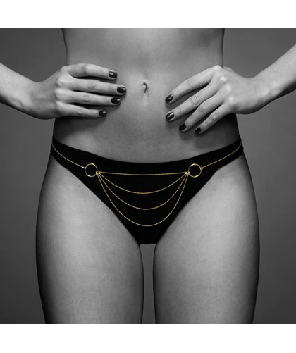 MAGNIFIQUE BIKINI CHAIN Golden Sensual Panty, adjustable and nickel-free