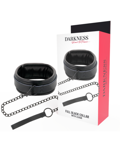 SERENITY STRANDS Collar de postura com trela em PVC leather para BDSM requintado