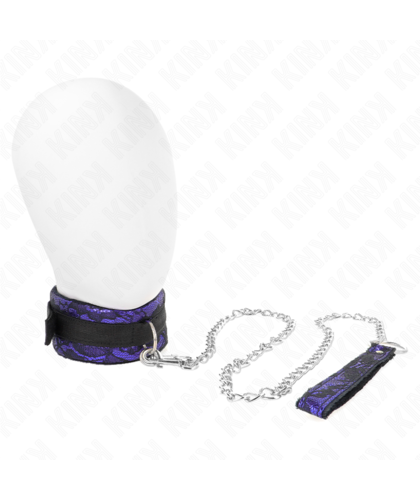 NECKLACE PURPLE 105 Coleiras elegantes para BDSM, estilo e controlo garantidos