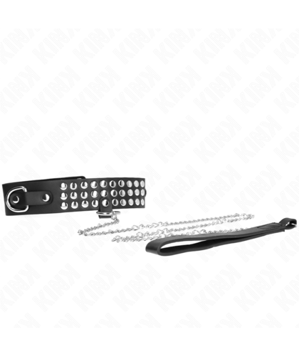 COLEIRA COM GUIA 65 CM COM BR Coleiras BDSM: controlo, estilo e funcionalidade elegantes