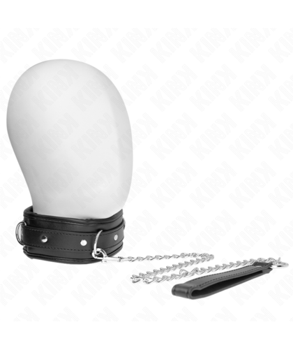 COLEIRA COM CORREIA ESPONJA IMIT Coleiras BDSM: Estilo e controlo, ajustáveis e confortáveis