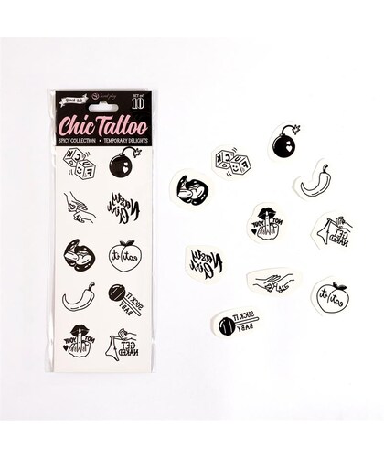 SPICY COLLECTION CHIC TATTOO S Tatuaggi temporanei, facili e versatili per ogni occasione!