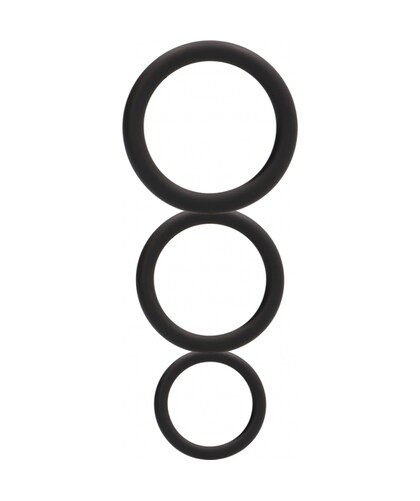 ROUND COCK RING ENHANCER Kit de anillos de silicona: mejora la experiencia íntima