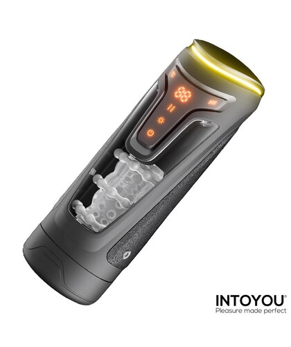 CONOR THRUSTHEAT Masturbatore tech: vibrazioni, calore, movimento e personalizzabile