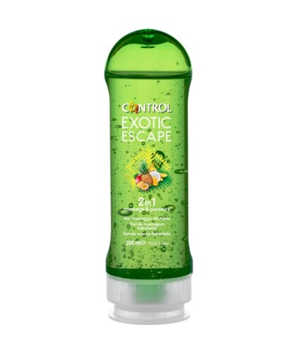 CONTROL EXOTIC Indulge in our exotic-scented, water-based edible massage gel!