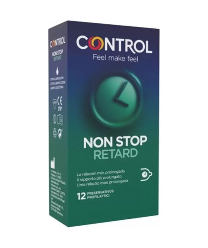 NON STOP RETARD 12 Control Condoms with a Special Delay Effect