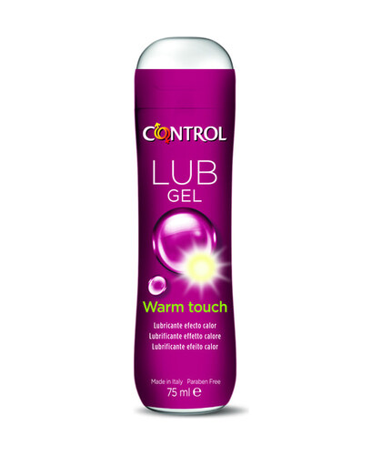 CONTROL WARM Gel lubrificante com efeito de aquecimento, à base de água, compatível
