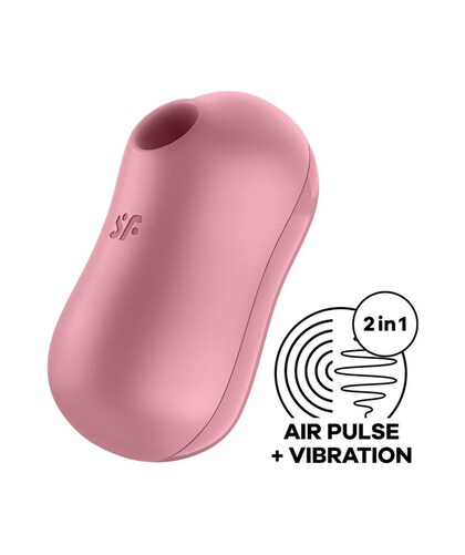 SATISFYER COTTON CANDY Estimulador de clítoris compacto con vibración y ondas