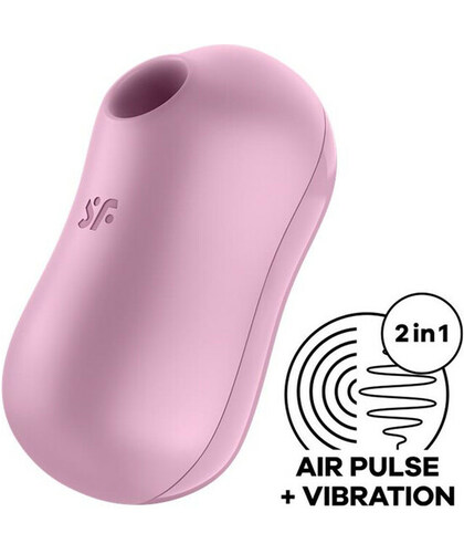 SATISFYER COTTON CANDY Estimulador de clítoris compacto con vibración y ondas