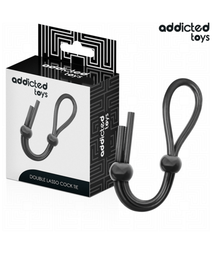 LASSO COCK Double Loop Silicone Penis Cord, Perfect Fit