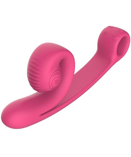 CURVE SNAIL VIBE  Vibrador dual ergonómico con 2 motores, 600 combinaciones