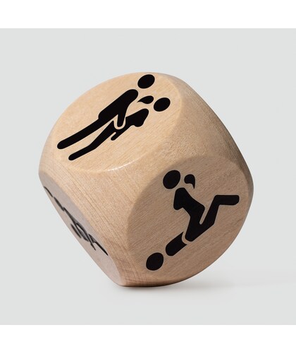DICE WOOD Introduce some playful spontaneity into your intimate moments with our wooden sex position