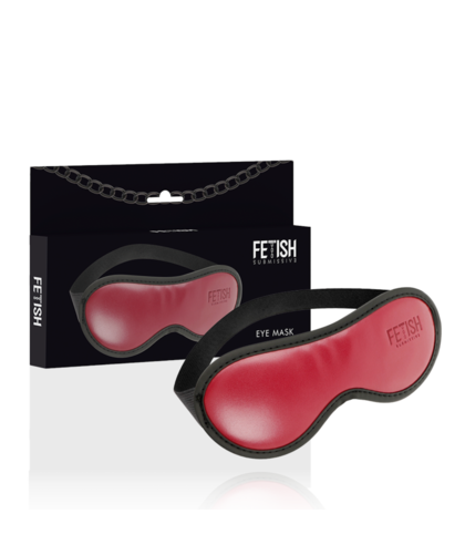 DARK ROOM MASK Maschera in pelle vegana per giochi intimi