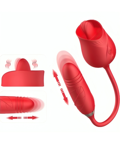 DELIGHT FLOWER VIBRADOR &A Vibrador innovador de 10 modos para mayor placer