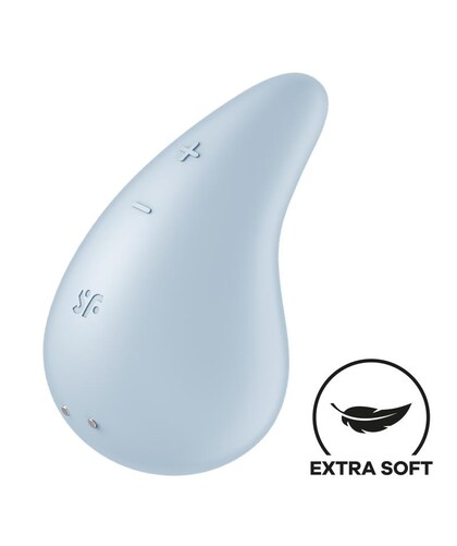 DEW DROP VIBRADOR LAY-ON BLANC Vibrador potente para iniciados e experientes