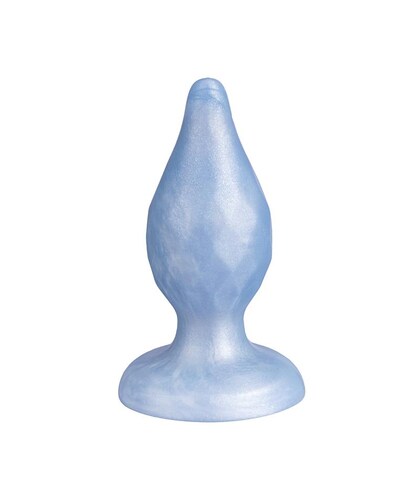 DIAMOND PLUG CELESTE Plug anal Diamond Fantasy em silicone líquido termorreativo azul perla 9