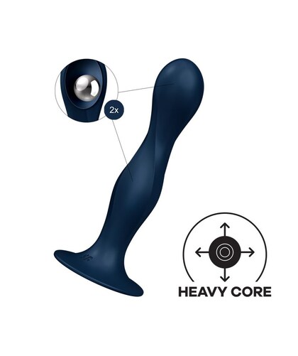 SATISFYER DOUBLE BALL-R Juguete erótico vibrante y versátil para placer