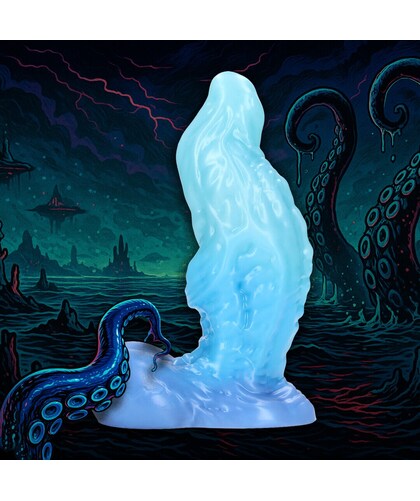 AQUATIC RAVAGER OUCH! Dildo fantasy in silicone blu