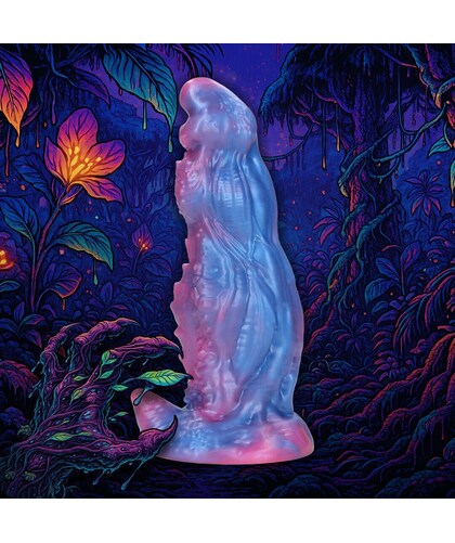 GALACTIC NIGHT FIEND Godemichet en silicone de haute qualité, design fantaisie.