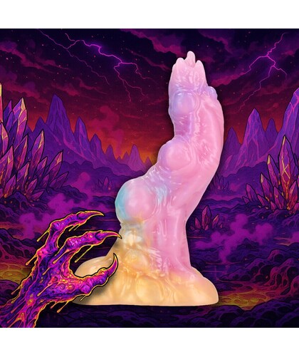 RAINBOW INVADER OUCH! Godemichet fantaisie multicolore en silicone de haute qualité