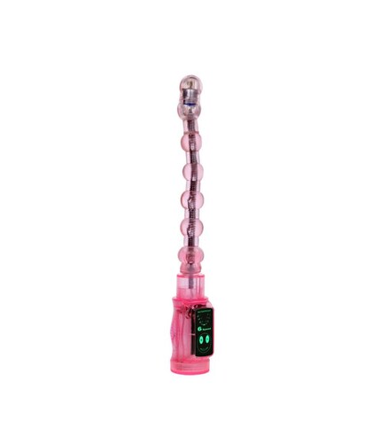 TRIPLE ROSA Vibratore flessibile con 6 modalità di vibrazione