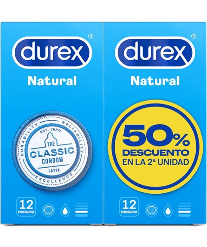 DUPLO NATURAL Anatomically shaped condoms: comfortable, easy to put on, and reliable