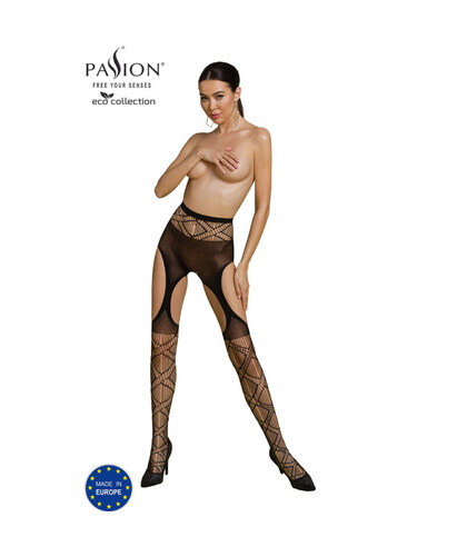BODYSTOCKING ECO S005 Body sexy ecológico, tamanho único, hipoalergénico, feito de materiais reciclados.