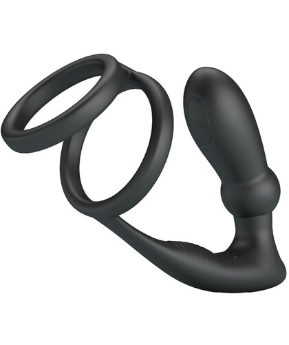 EMONI Vibrating Ring & Anal Plug: Double Pleasure, Premium Silicone