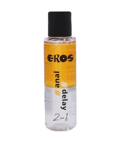 EROS ANAL DELAY 2 EM 1 Lubrificante anal 2 em 1, relaxa e lubrifica, à base de água