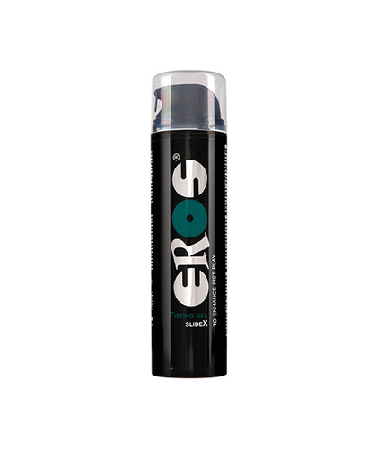 EROS FISTING GEL SLIDEX Híbrido água + silicone: deslize duradouro, sem anestésico