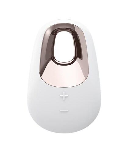 WHITE TEMPTATION Vibratore elegante e potente con 15 modalità, compatto e impermeabile