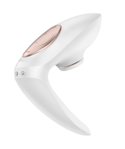 SATISFYER PRO 4 COUPLES 2x1 vibrador y succionador para usarlo en pareja