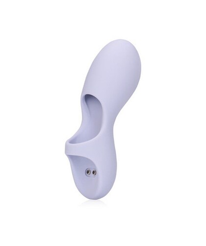 VIBRATORE PER DITA LAVANDA Vibratore a dito ergonomico, potente, silenzioso, in morbido silicone