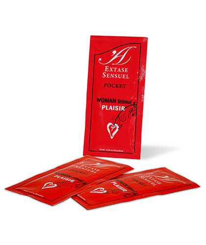 EXTASE SENSUEL WOMAN Stimulating Lubricant with Warming and Cooling Effect, Single-Use Pack