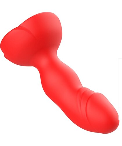 EXTREME A BLOOM Vibrador e plug anal, 10 modos, recarregável e submersível