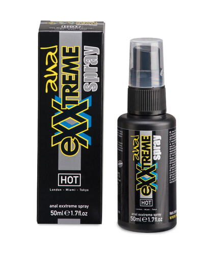 EXXTREME ANAL SPRAY Spray relaxante anal, à base de água, não mancha, fragrância suave
