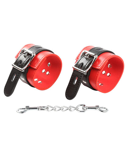 NO EXISTE EN EL DICCIONARIO CASTELLANO Adjustable Red Handcuffs for Exciting Intimate Play