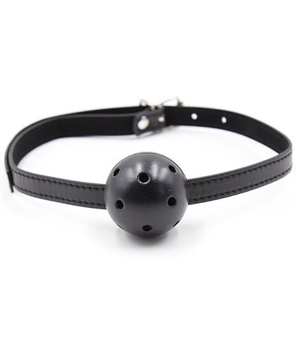 GAG BREATHE Breathable Ball Gag, adjustable straps, and phthalate-free