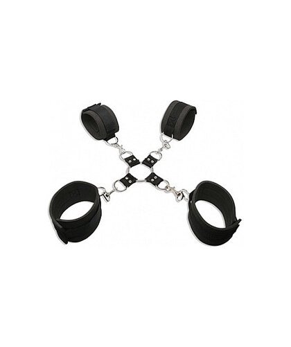 FETISH FANTASY EXTREME HOGTIE Kit de controlo total para casais, fácil e seguro de utilizar