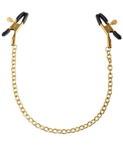 FETISH FANTASY NIPPLE GOLD Elegant, Adjustable, and Stimulating Nipple Clamps