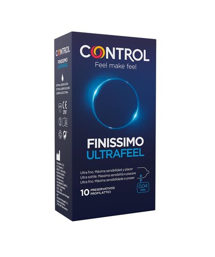 FINÍSSIMO ULTRAFEEL Preservativo ultrafino, mais sensibilidade, ajuste perfeito
