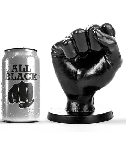 FIST HAND Experience deep pleasure with our Black PVC Fist-Shaped Anal Plug, perfect for fisting ent