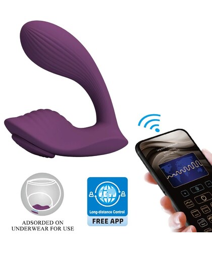 FRANZ Masajeador con 10 vibraciones, control por app y silicona premium